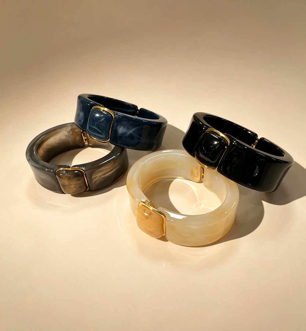 Lea Acryl-Armreifen