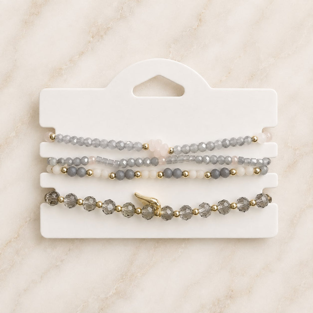 Glasperlen Armbänder 3er Sets