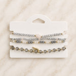 Glasperlen Armbänder 3er Sets