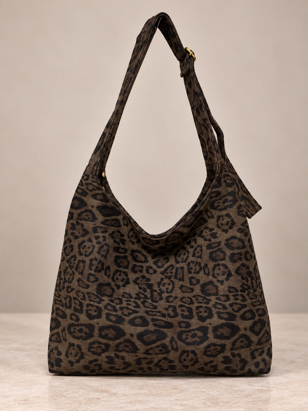 Leo velour Shopper