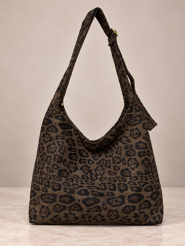 Leo velour Shopper