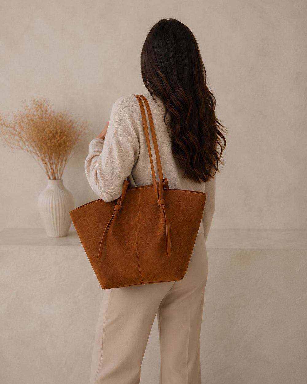 Velour Shopper XL Lidia