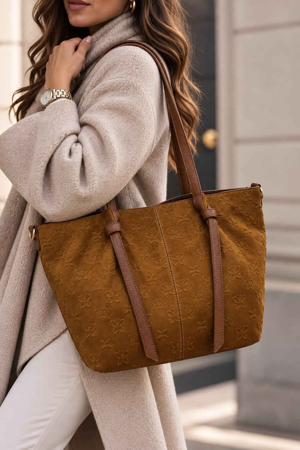 Femina Velour Shopper