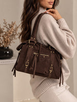 Hanai velour Tasche