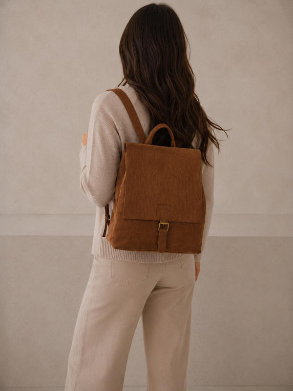 Velour Vegan verstellbare Tasche/Rucksack